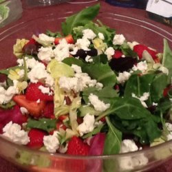 Ultimate Fabulous Baby Greens and Strawberry Salad! recipe