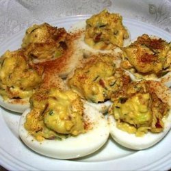 Deviled Eggs With Bacon recipe