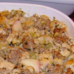 Apple and Sausage Stuffing recipe