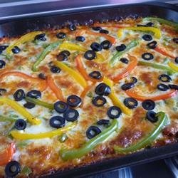 Zucchini Pizza Bake recipe