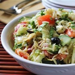 Greek Orzo Salad recipe