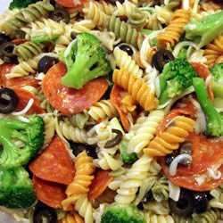 Rainbow Pasta Salad I recipe