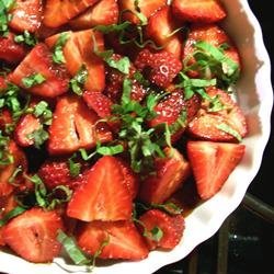 Sweet and Tart Strawberry Salad recipe