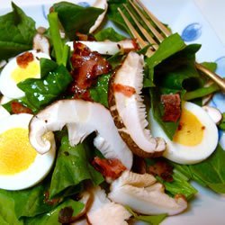 Spinach and Mushroom Salad recipe