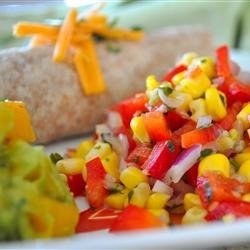 Southwestern Roasted Corn Salad recipe