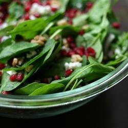 Spinach Pomegranate Salad recipe