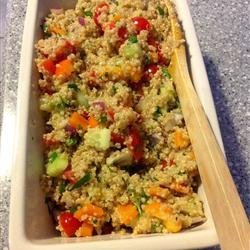 Quinoa Veggie Salad with Zesty Vinaigrette recipe