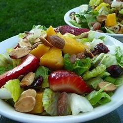 Strawberry-Mango Mesclun Salad recipe