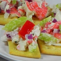 Imitation Crabmeat Salad recipe
