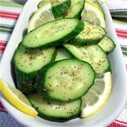 Lemony Cucumbers recipe