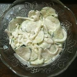 My Grandma's Cool Cucumber Salad recipe