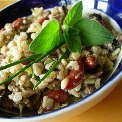 Herbed Rice and Spicy Black Bean Salad recipe