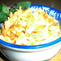 Quick and Easy Thai Style Coleslaw recipe