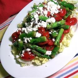 Fresh Asparagus, Tomato, and Feta Salad recipe