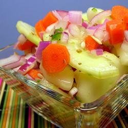 Zippy Cucumber Salad recipe