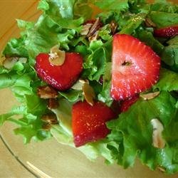 Nutty Strawberry Salad recipe