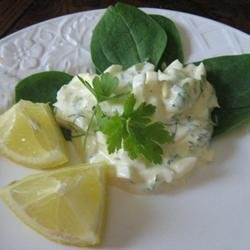 Cilantro Egg Salad recipe