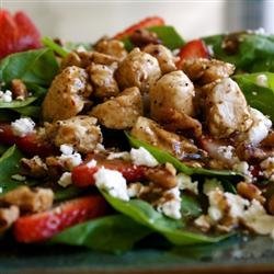 Spring Strawberry Salad with Chicken recipe