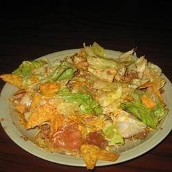 Messy Taco Salad recipe