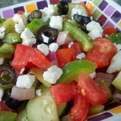 Horiatiki Salata: Greek Salad recipe