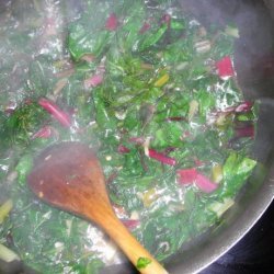 Sauteed Greens With Garlic recipe