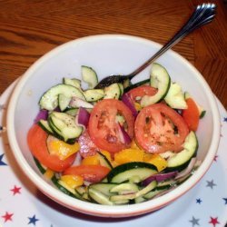 Peach and Tomato Salad recipe
