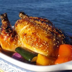 Roast Honey Sesame Chicken recipe