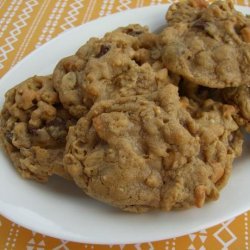 Cashew, Chocolate, and Butterscotch Cookies recipe