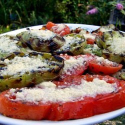 Grilled Green or Red Tomato With Herbs recipe