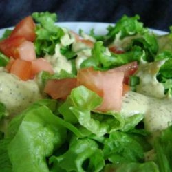 Creamy Pesto Salad Dressing recipe