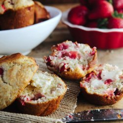 Strawberry Banana Muffins recipe