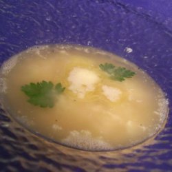 Tiny Pasta and Egg Soup recipe