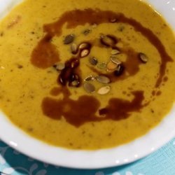 Curried Pumpkin and Mushroom Soup recipe