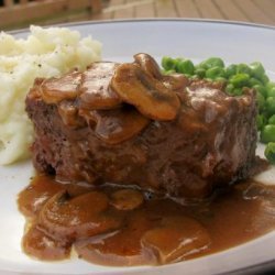Blue Plate Meat Loaf With Mushroom Pan Gravy recipe