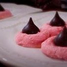 Cherry Chocolate Kiss Cookies - Valentine Kisses recipe