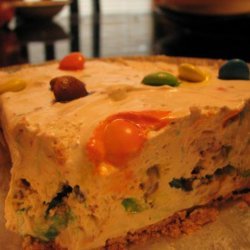 Frosty M&m Pie (Or Toffee Bits, Butterfingers, Etc.) No Bake recipe