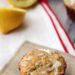 Lemon Glazed Zucchini Muffins recipe