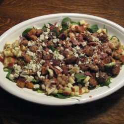 Harvest Salad W/ Squash Croquettes and Maple Ranch Dressing #RSC recipe