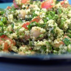 Tabouli & Chickpea Couscous Salad recipe