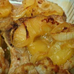 Smoked Pork Chops With Pineapple recipe