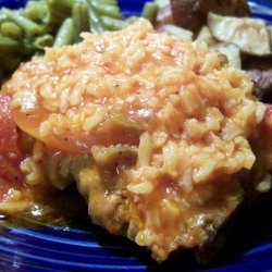 Pork Chops With Tomatoes and Rice recipe