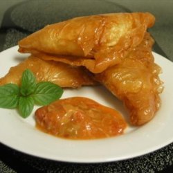 Mint and Cottage Cheese Samosas recipe