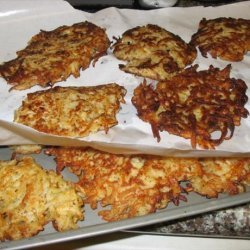 Celery Root and Potato Pancakes / Latkes - Gluten-Free recipe