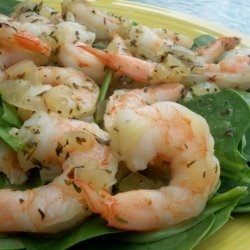 Warm Shrimp Salad recipe
