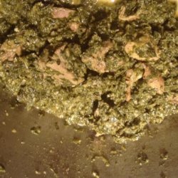 Lamb with Spinach (Dilli Ka Saag Gosht) recipe