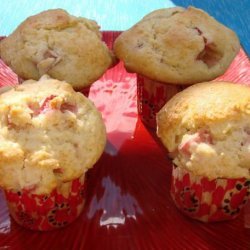 Old Fashioned Rhubarb Muffins recipe
