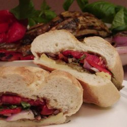 Grilled Veggie and Cheese Sandwich recipe