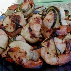 Grilled Zucchini-Wrapped Shrimp recipe