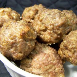 Easy Baked Meatballs With Two Sauce Options recipe