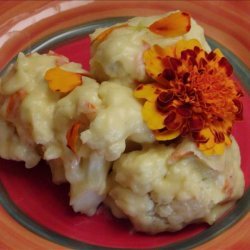 Cauliflower With Marigold Sauce recipe